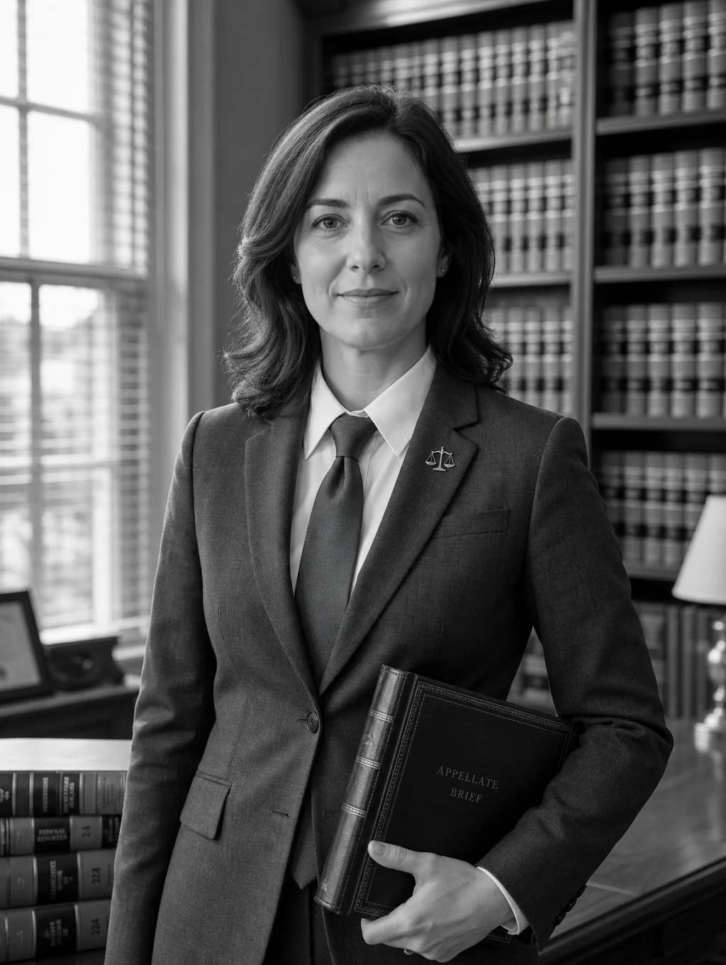 Portrait of Elena Vance, Managing Partner at LEXCO